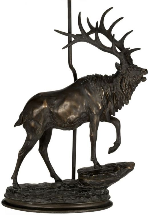 Angus Bronze Patina Table Lamp 1 Lamp by Designer's Light Box (DL-ANGUS-BASE)