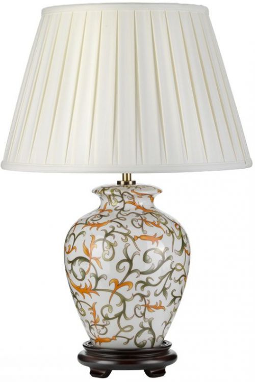Soling Cream/Orange/Green/Ivory Table Lamp 1 Lamp by Designer's Light Box (DL-SOLING-TL)