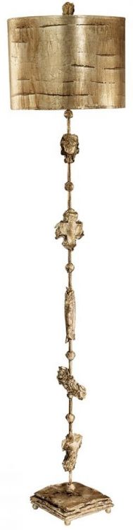 Fragment Aged Gold Floor Lamp 1 Lamp by Flambeau (FB-FRAGMENT-FL-G)