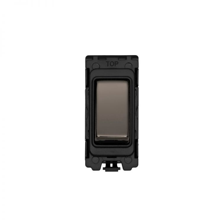 Eurolite 2 Way & Off Retractive Switch Black Nickel Black Trim - G16-BNB