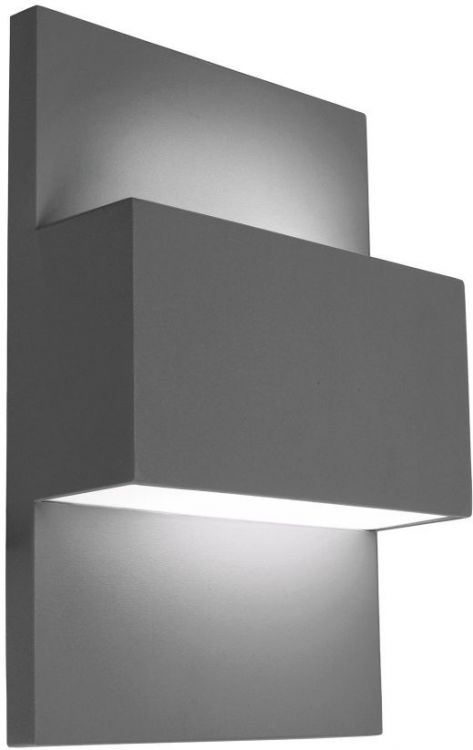 Geneve Graphite Wall Light 1 Lamp by Norlys (GENEVE-E27-GRA)
