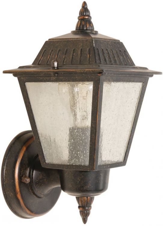Highnam Weathered Bronze Wall Light 1 Lamp by Garden Zone (GZH-HN1)