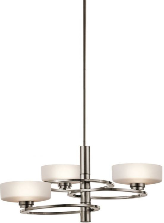 Aleeka Classic Pewter Chandelier 3 Lamps by Kichler (KL-ALEEKA3)