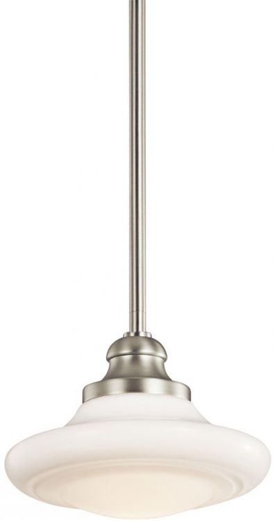 Keller Brushed Nickel Pendant 1 Lamp by Kichler (KL-KELLER-S-NI)