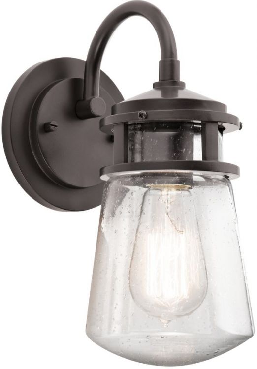 Lyndon Architectural Bronze Wall Light 1 Lamp by Kichler (KL-LYNDON2-S-AZ)