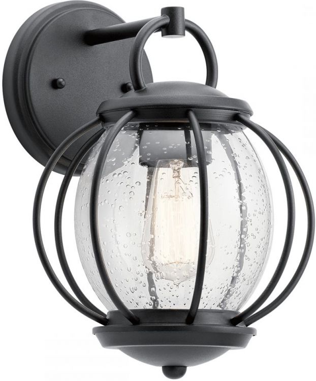 Vandalia Textured Black Wall Light 1 Lamp by Kichler (KL-VANDALIA2-S)