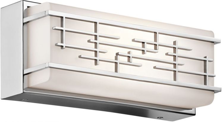 Zolon Chrome Wall Light 2 Lamps by Kichler (KL-ZOLON-S-BATH)