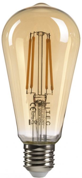 Litec Edison Style E27 Lamp (LP-LED8W-E27-ST6)