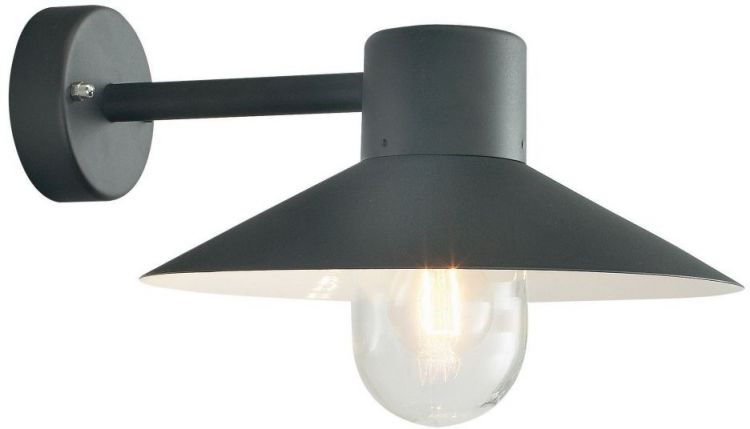 Lund Black Wall Light 1 Lamp by Norlys (LUND-BLACK-C)