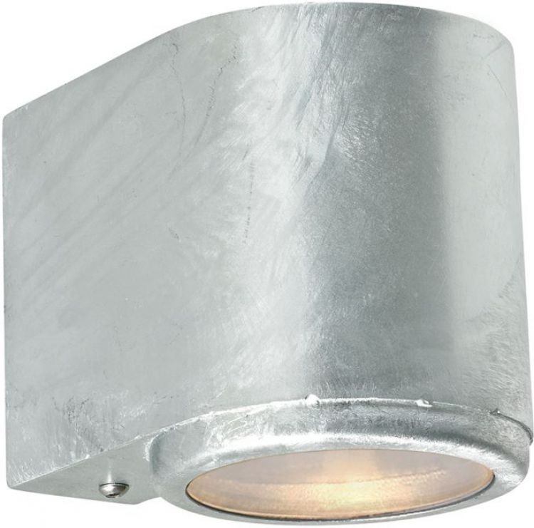 Mandal Galvanised Wall Light 1 Lamp by Norlys (MANDAL-DN-GAL)