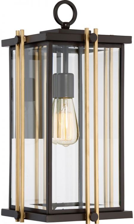 Goldenrod Western Bronze Wall Light 1 Lamp by Quoizel (QZ-GOLDENROD2-L)