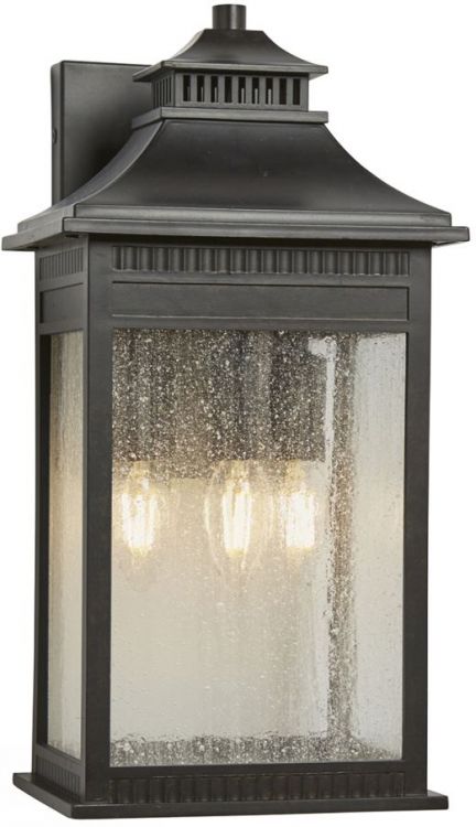 Livingston Imperial Bronze Wall Light 3 Lamps by Quoizel (QZ-LIVINGSTON2-L)