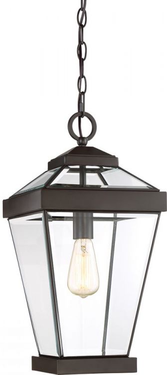 Ravine Western Bronze Pendant 1 Lamp by Quoizel (QZ-RAVINE8-L)