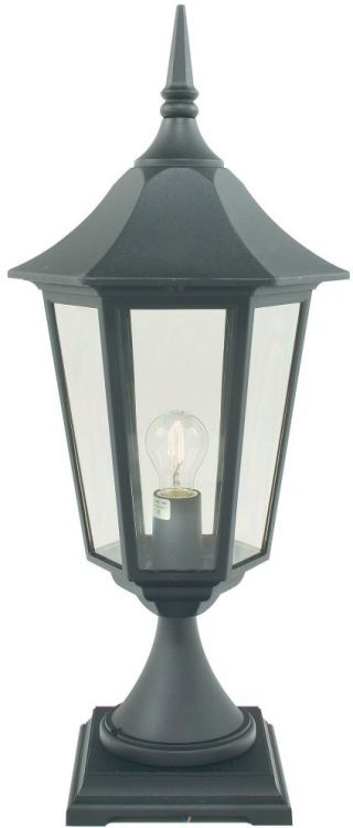 Valencia Grande Black Pedestal Light 1 Lamp by Norlys (VG3-BLACK)