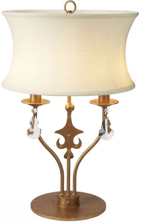 Windsor Gold Patina Table Lamp 2 Lamps by Elstead (WINDSOR-TL-GOLD)