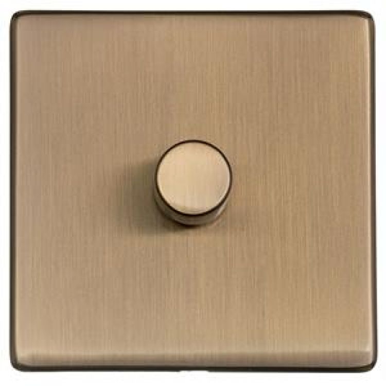 Studio Antique Brass Y91 1 Gang Dimmer (250 watts)