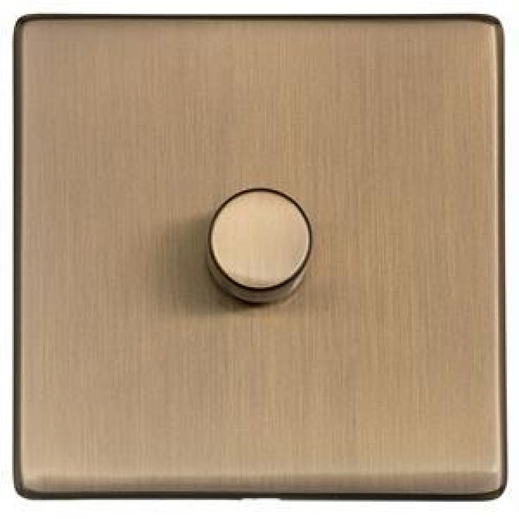 Studio Antique Brass Y91 1 Gang LED Dimmer
