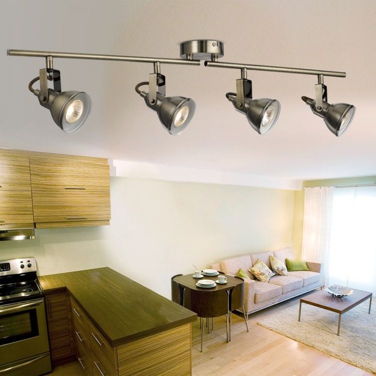 Focus - 4lt Spotlight Split-Bar, Antique Brass (1544AB)