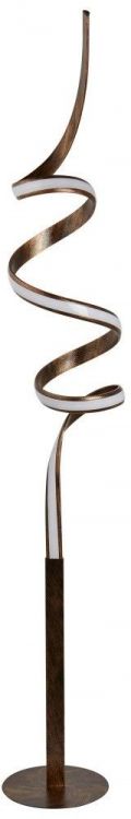 Ribbon LED Twist Floor Lamp, Rustic Black/Gold (2813RU)