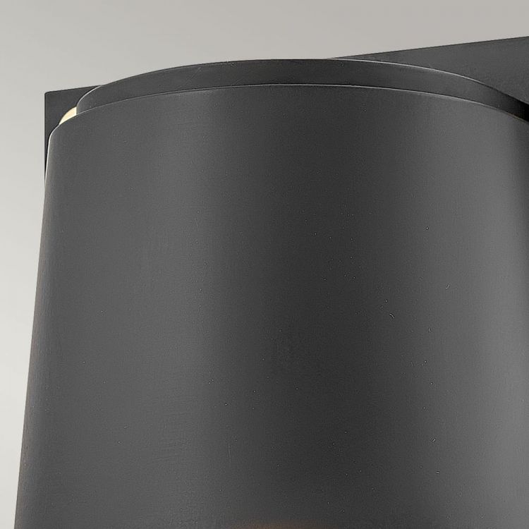 Hinkley Scout Black 1lt Small Wall Light from Elstead Lighting - HK-SCOUT-BK
